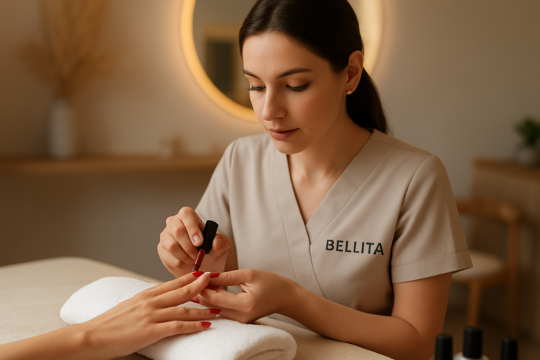 Manicure hybrydowy Wilanów — Porównanie lakierów, trwałość i pielęgnacja (Bellita)